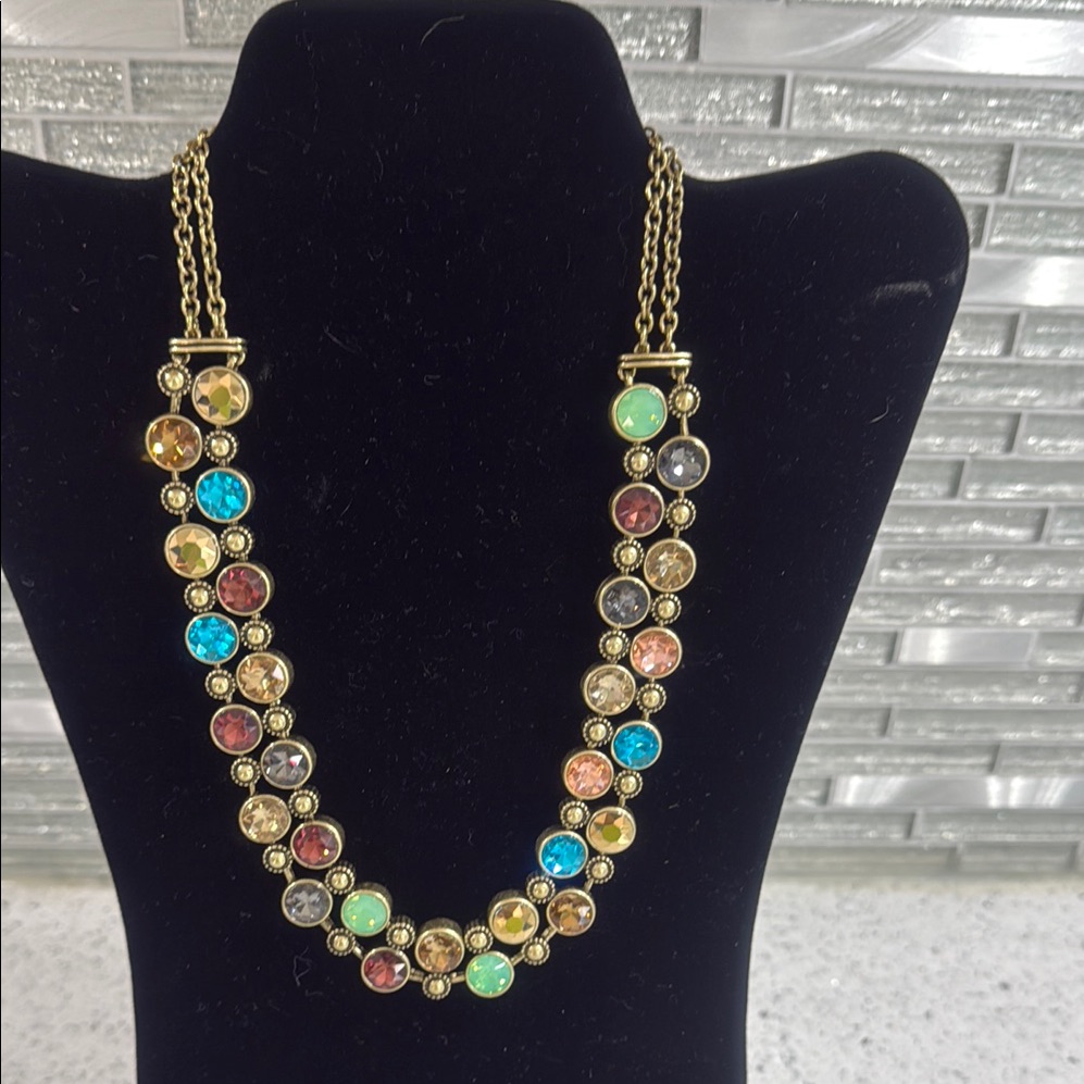 Logo By Lori Goldstein Multicolor Gemstone Necklace